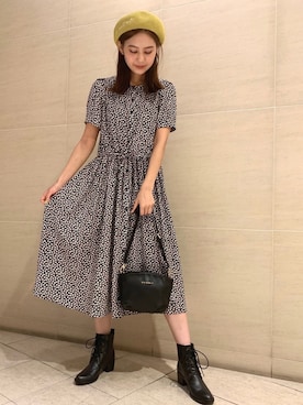 To B By Agnes B トゥービーバイアニエスベー の Wp75 Robe フラワープリントワンピース ワンピース Wear