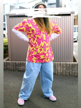 キャップを使った サイケデリック のレディース人気ファッションコーディネート Wear