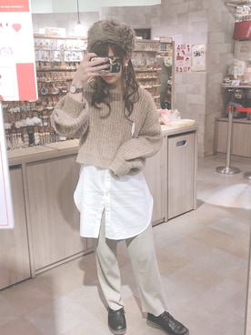 izumiさん(レディース・159cm)の冬コーディネート