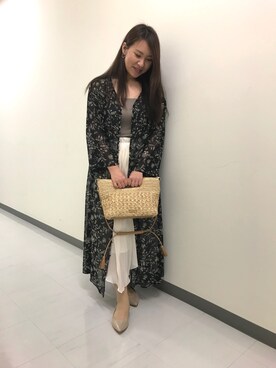 中村有希さん（レディース・157cm）の春コーディネート