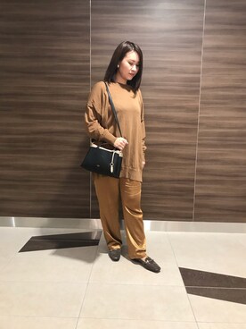 中村有希さん(レディース・157cm)の秋コーディネート