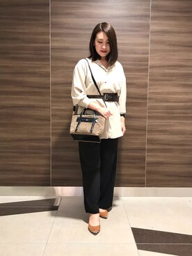 中村有希さん(レディース・157cm)の秋コーディネート