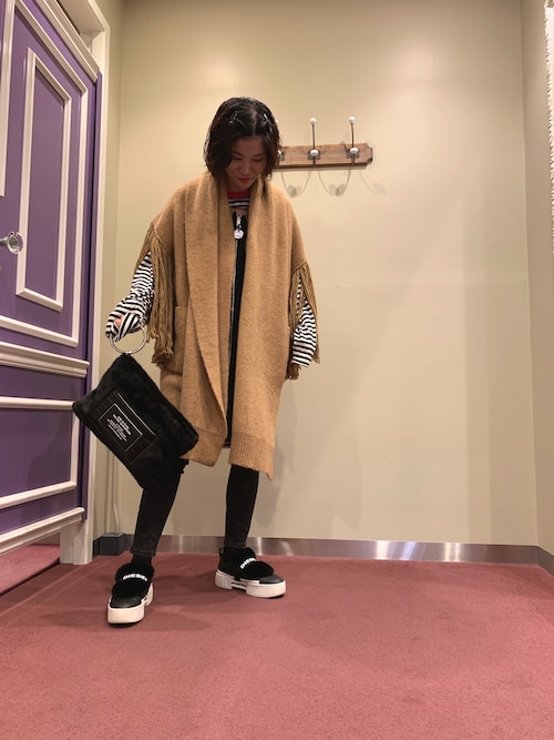 DIESEL（ディーゼル）の「レディース フリンジ ウール ニット 