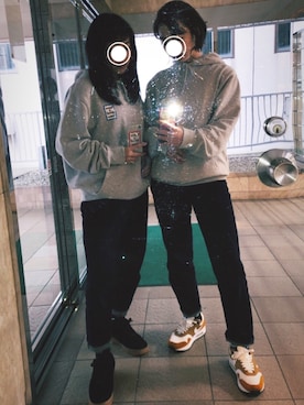 「Have a good time（ハバグッタイム）のアイテム（パーカー）」を使った、kaedeさん（レディース・164cm）の春コーディネート