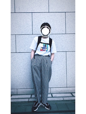 「SURROUND（サラウンド）のアイテム」を使った、kaedeさん（レディース・164cm）の春コーディネート