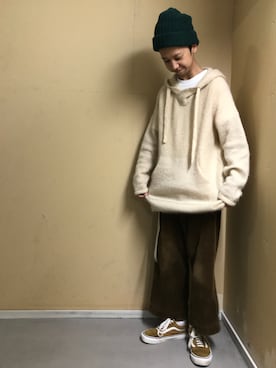 「nonnative（ノンネイティブ）のアイテム（パーカー）」を使った、junkihondaさん（メンズ・169cm）の秋コーディネート