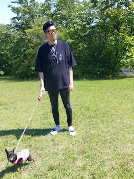 「ピクニック」｜「アイテム（その他）」を使った、hilowさん（メンズ・186cm）の春コーディネート