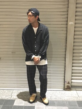 YAMAMOTO SHUTAさん（メンズ・178cm）の夏コーディネート