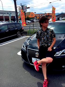 「Orobianco（オロビアンコ）のアイテム（その他）」を使った、なかのさん（メンズ・175cm）の夏コーディネート