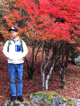 「ficouture（フィクチュール）のアイテム」を使った、AKITO🇫🇷さん（メンズ・160cm）の秋コーディネート