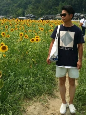 「サタデーズ ニューヨークシティ (Saturdays NYC)」｜「アイテム（その他）」を使った、AKITO🇫🇷さん（メンズ・160cm）の夏コーディネート