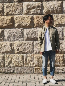 「花見」｜「アイテム（その他）」を使った、AKITO🇫🇷さん（メンズ・160cm）の春コーディネート