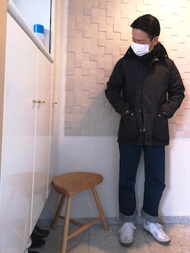 「DUCK DIGGER」｜AKITO🇫🇷さん（メンズ・160cm）の冬コーディネート