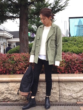 yurieさん（レディース・156cm）の冬コーディネート