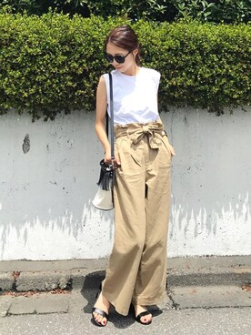 yurieさん（レディース・156cm）の夏コーディネート