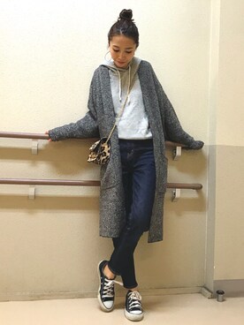 「Spick & Span（スピックアンドスパン）のIACUCCHハラコスタッズミニショルダー（ショルダーバッグ）」を使った、yurieさん（レディース・156cm）の秋コーディネート
