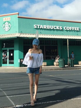 「HOLIDAY（ホリデイ）のアイテム（帽子）」を使った、yurieさん（レディース・156cm）の冬コーディネート