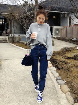 yurieさん（レディース・156cm）の冬コーディネート