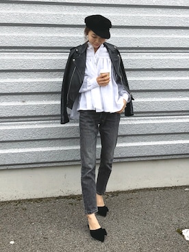 「Scye（サイ）のアイテム」を使った、yurieさん（レディース・156cm）の春コーディネート