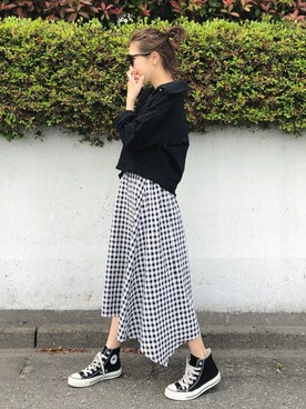 「GRL（グレイル）のアイテム（その他アウター）」を使った、yurieさん（レディース・156cm）の春コーディネート