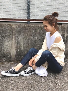 「Ron Herman（ロン ハーマン）のアイテム」を使った、yurieさん（レディース・156cm）の春コーディネート
