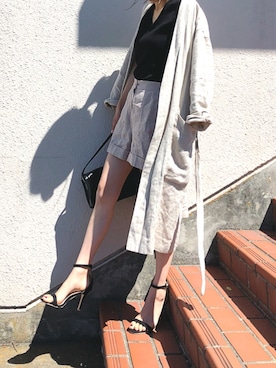 「UNITED ARROWS（ユナイテッドアローズ）のアイテム（その他アウター）」を使った、yurieさん（レディース・156cm）の春コーディネート