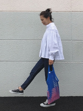 「Scye（サイ）のアイテム」を使った、yurieさん（レディース・156cm）の夏コーディネート