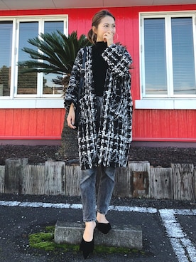 「ROCHAS（ロシャス）のアイテム」を使った、yurieさん（レディース・156cm）の秋コーディネート