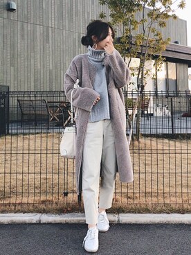 「Rodeo Crowns（ロデオクラウンズ）のアイテム」を使った、yurieさん（レディース・156cm）の冬コーディネート