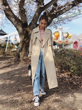 「平成最後のWEARISTAセンバツ」｜「アイテム（キャミソール）」を使った、yurieさん（レディース・156cm）の春コーディネート