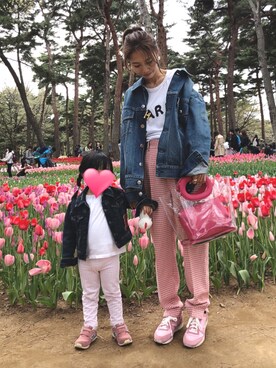 「GRL（グレイル）のアイテム（ピアス（両耳用））」を使った、yurieさん（レディース・156cm）の春コーディネート