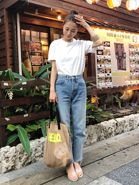 「Re Done（リダン）のアイテム」を使った、yurieさん（レディース・156cm）の春コーディネート