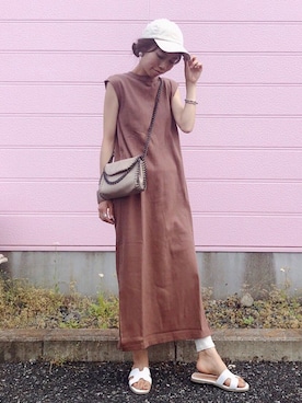 「GRL（グレイル）のアイテム（ピアス（両耳用））」を使った、yurieさん（レディース・156cm）の春コーディネート