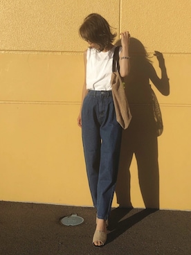 「GRL（グレイル）のアイテム（リング）」を使った、yurieさん（レディース・155cm）の夏コーディネート