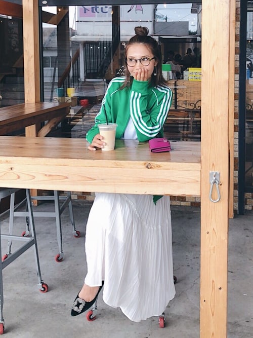 Yurie Adidasのジャージを使ったコーディネート Wear Yurie Adidasのジャージを使ったコーディネート Wear