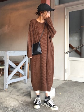 yurieさん（レディース・156cm）の秋コーディネート