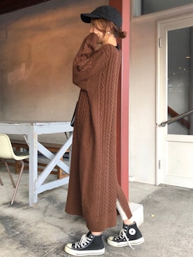 「AZUL ENCANTO」｜yurieさん（レディース・156cm）の秋コーディネート