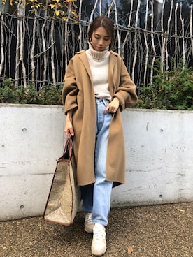 「VERMEIL par iena（ヴェルメイユパーイエナ）のアイテム」を使った、yurieさん（レディース・156cm）の冬コーディネート