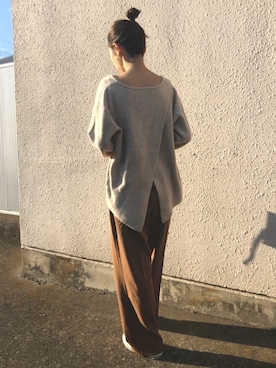 「GRL（グレイル）のアイテム（ピアス（両耳用））」を使った、yurieさん（レディース・156cm）の冬コーディネート