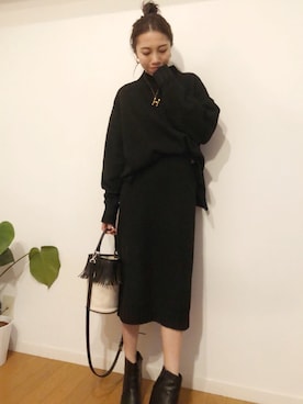 yurieさん（レディース・156cm）の冬コーディネート