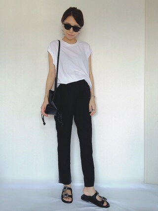 シルクサテンパンツを使った人気ファッションコーディネート - WEAR