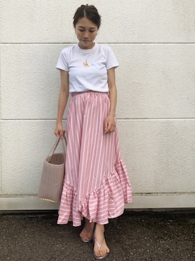 yurieさん（レディース・156cm）の夏コーディネート