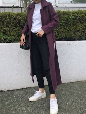 「GRL（グレイル）のアイテム（その他アウター）」を使った、yurieさん（レディース・156cm）の秋コーディネート