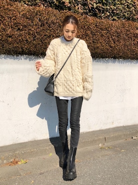 yurieさん（レディース・156cm）の冬コーディネート