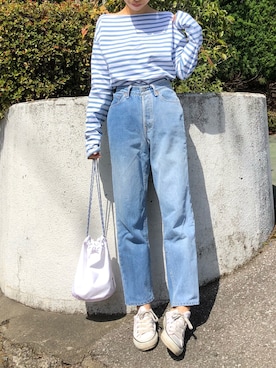 「Ron Herman（ロン ハーマン）のアイテム」を使った、yurieさん（レディース・156cm）の春コーディネート