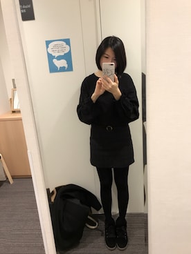 「Ollie（オーリー）のアイテム」を使った、Nyctophilia Darkさん（レディース・164cm）の冬コーディネート