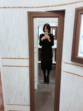 「5（ファイブ）のアイテム（ワンピース/ドレス）」を使った、Nyctophilia Darkさん（レディース・164cm）の冬コーディネート