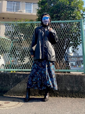 「DRIES VAN NOTEN（ドリスヴァンノッテン）のアイテム（ブーツ）」を使った、DOさん（レディース・166cm）の冬コーディネート