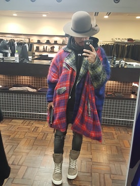 「ART COMES FIRST（アートカムズファースト）のアイテム」を使った、jesse@heIkさん（メンズ・171cm）の冬コーディネート