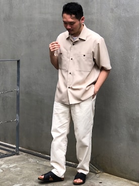 「CIAOPANIC TYPY（チャオパニックティピー）のアイテム（シューズ）」を使った、kurasumiさん（メンズ・171cm）の春コーディネート